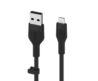 BELKIN USB-A - Lightning Silicone 1m Black CAA008BT1MBK - 731846 - zdjęcie 3